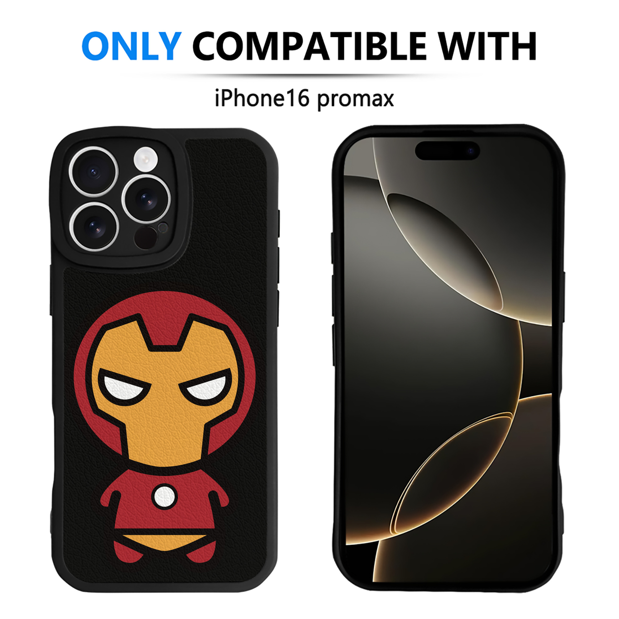 （画像用） アベンジャーズ The Avengers 【iPhone 16シリーズ対応】シリコンスマホケース（レザー調） 材質：シリコン